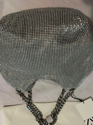 Bolso brillo Zara