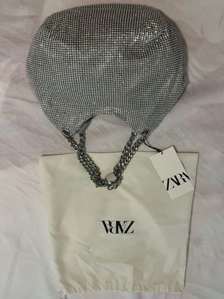 Bolso brillo Zara