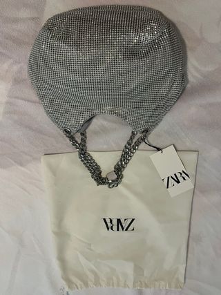 Bolso brillo Zara