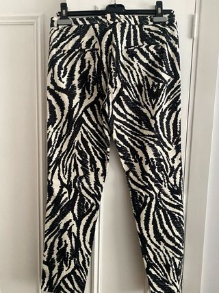 Pantalón de vestir estampado Zara