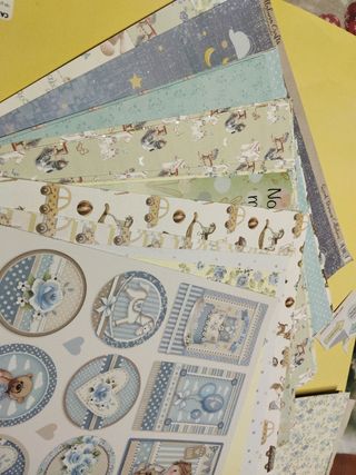 Scrap papeles bebe niño