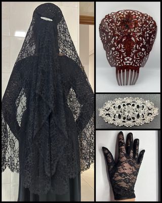 Conjunto de mantilla