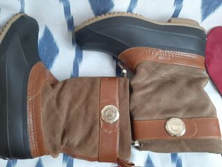 Botas impermeables y piel Tommy Hilfiger