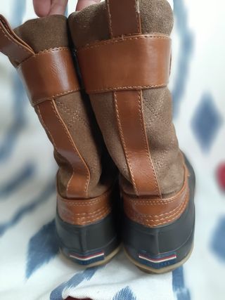 Botas impermeables y piel Tommy Hilfiger