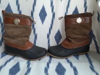 Botas impermeables y piel Tommy Hilfiger