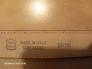 Cintura uomo