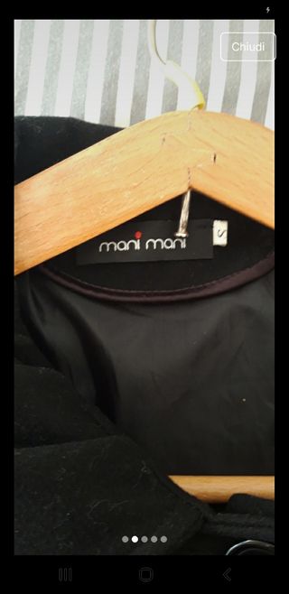 Cappottino corto nero