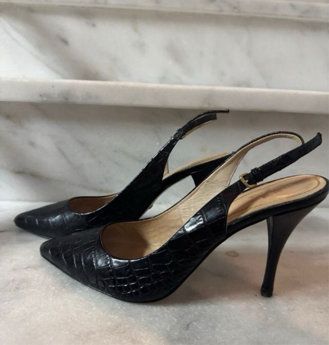 Zapatos de salon colo negro