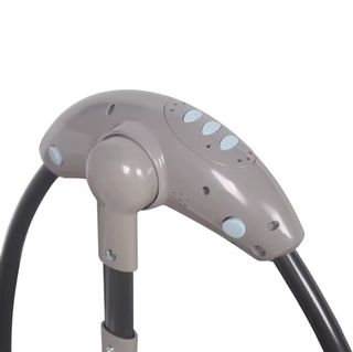 Cuna eléctrica para bebés color gris