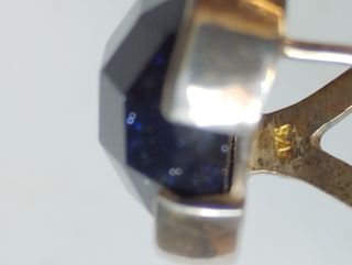 Pendientes vintage plata y piedra lluvi