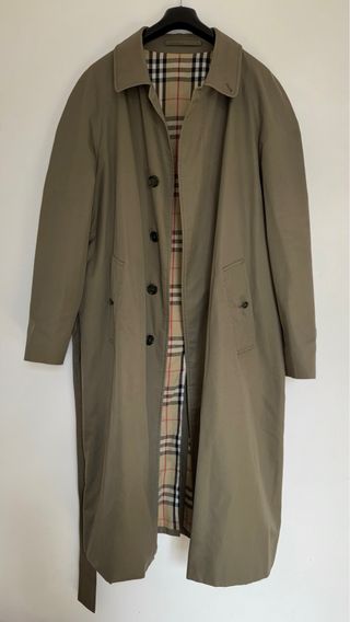 GABARDINA BURBERRY HOMBRE  52 L OVERSIZE  L