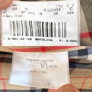 GABARDINA BURBERRY HOMBRE  52 L OVERSIZE  L