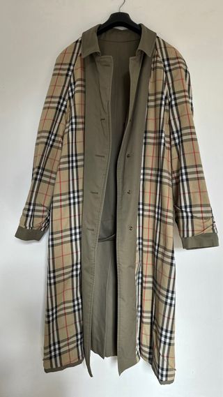 GABARDINA BURBERRY HOMBRE  52 L OVERSIZE  L