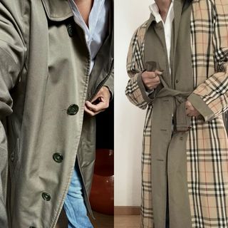 GABARDINA BURBERRY HOMBRE  52 L OVERSIZE  L