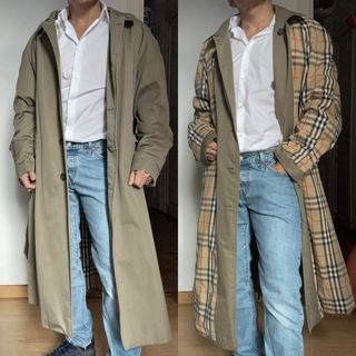GABARDINA BURBERRY HOMBRE  52 L OVERSIZE  L