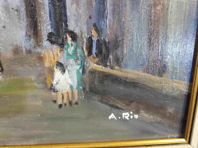 AGUSTIN RIO NAVARRO OLEO SOBRE TELA ATRACCIONES