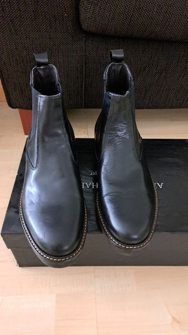 Stivaletti neri da uomo