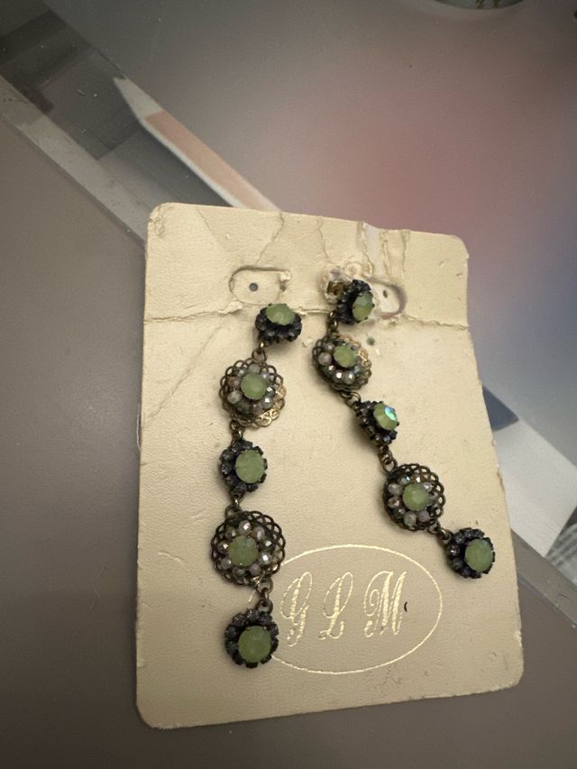 Pendientes joya bisuteria diseño  griego