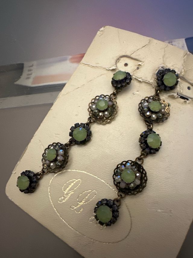 Pendientes joya bisuteria diseño  griego