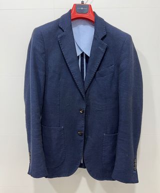 Americana azul marino de hombre