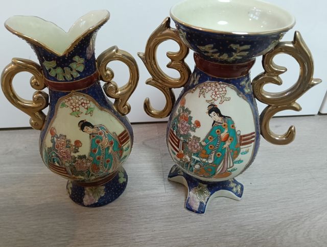 Jarrones Satsuma conjunto