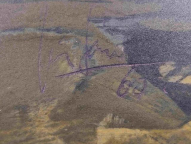 CUADRO ABSTRACTO AÑOS 60 DESCONOZCO FIRMA