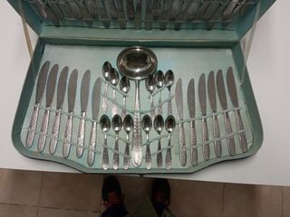 Set posate in acciaio inox mori