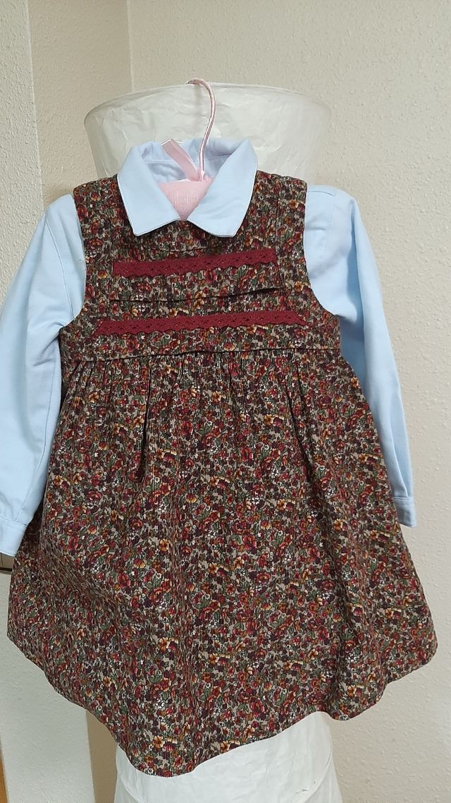 Vestido y camisa de Zara y Mayoral  24 m