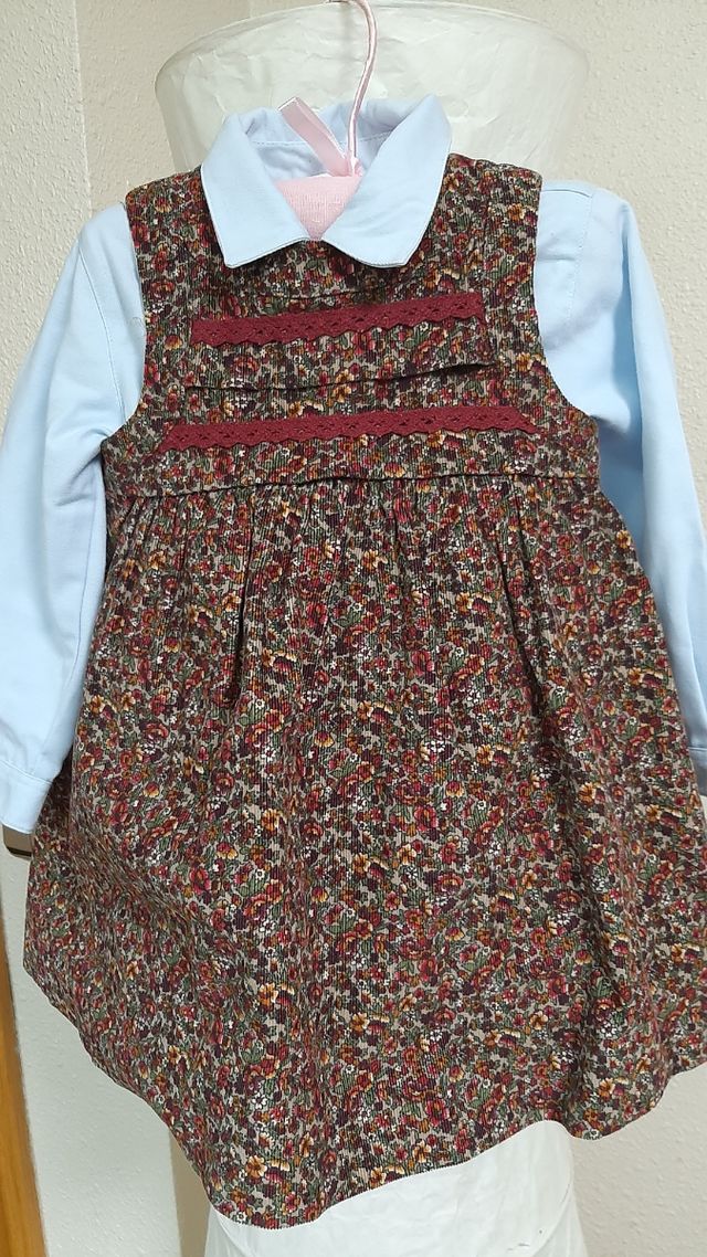 Vestido y camisa de Zara y Mayoral  24 m