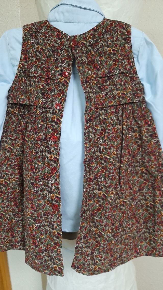 Vestido y camisa de Zara y Mayoral  24 m