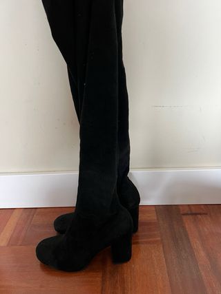 Botas altas zara negras 38