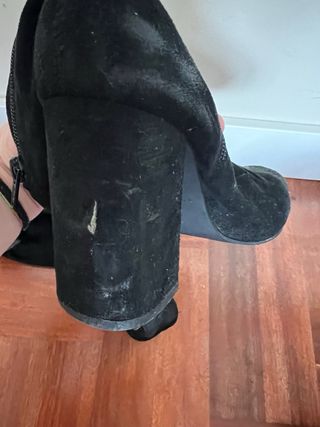 Botas altas zara negras 38