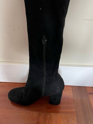 Botas altas zara negras 38