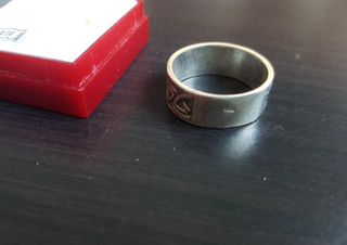 Anillo hombre, para dedo gordo de Plata 925mm.