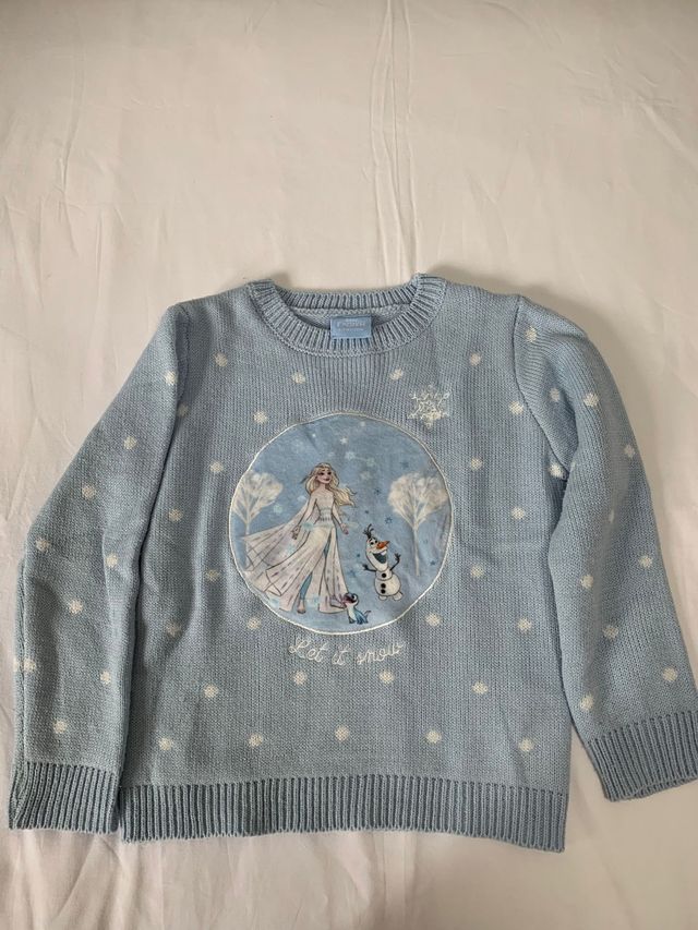 Maglia Elsa Frozen Primark Blue 6-7 anni 122 cm