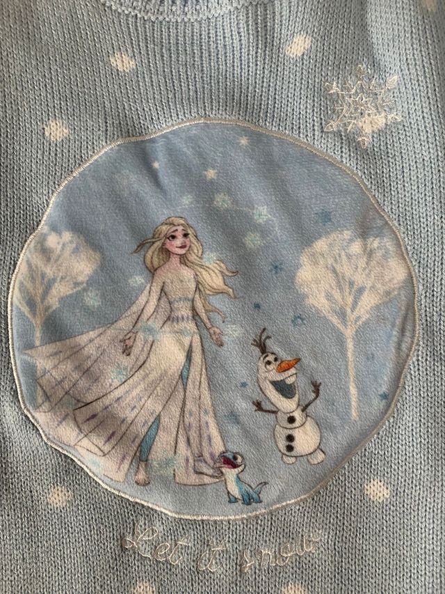 Maglia Elsa Frozen Primark Blue 6-7 anni 122 cm