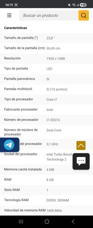 Ordenador Lenovo All in One A540