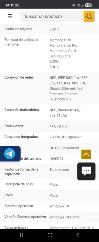 Ordenador Lenovo All in One A540