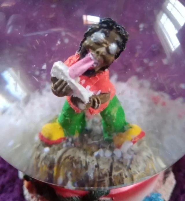 Nuova palla di neve di Natale in cristallo