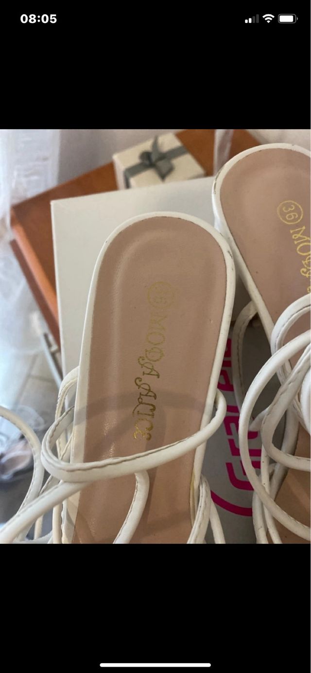 Sandali con laccetto alla caviglia ottime condizio