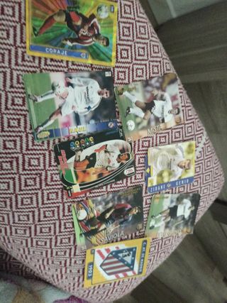 Cromos de fútbol coleccionista