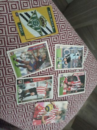 Cromos de fútbol coleccionista