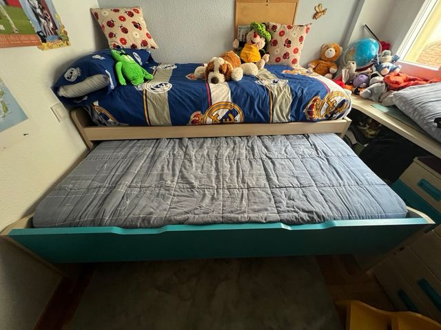 Cama nido y cajoneras