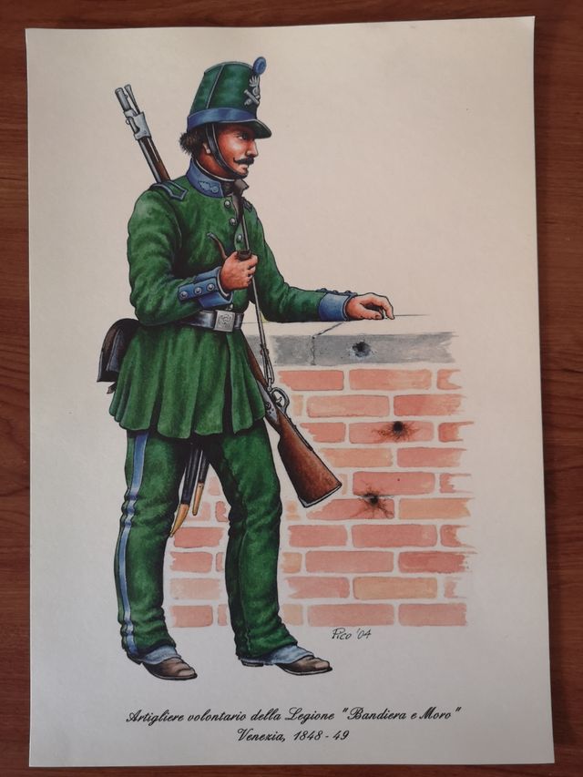 Stampe  unformi militari storiche. 