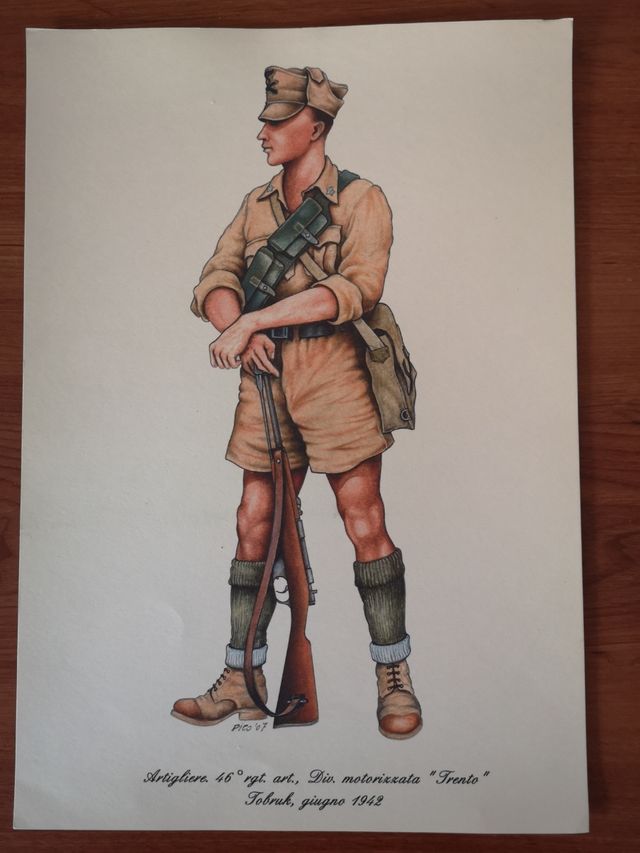 Stampe  unformi militari storiche. 