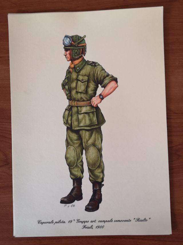 Stampe  unformi militari storiche. 