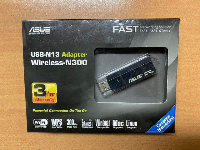 Asus USB-N13 adattatore wireless N300 wifi network