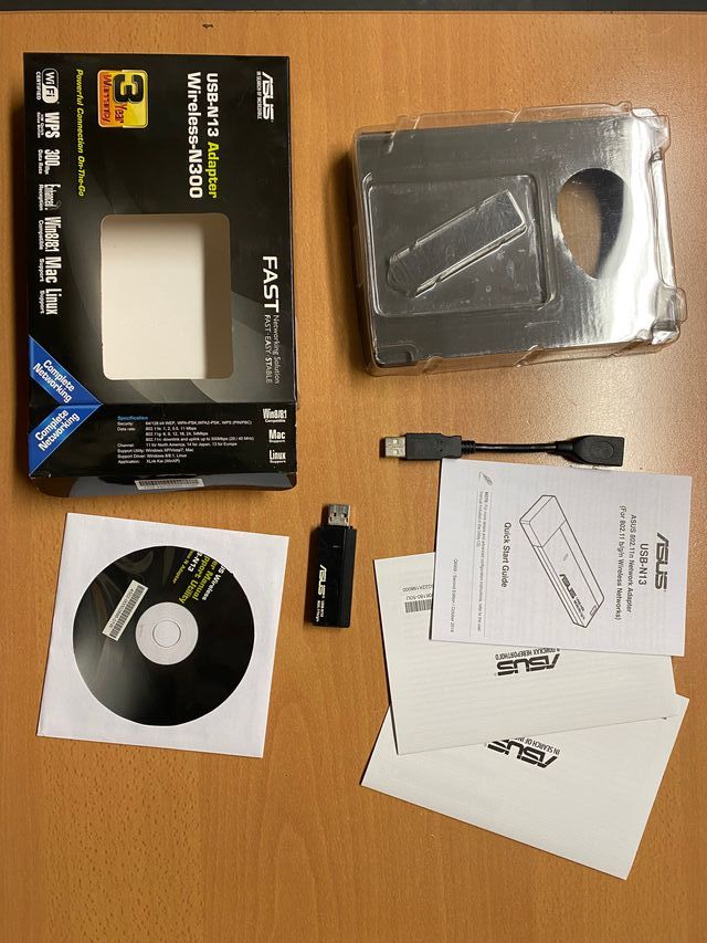 Asus USB-N13 adattatore wireless N300 wifi network