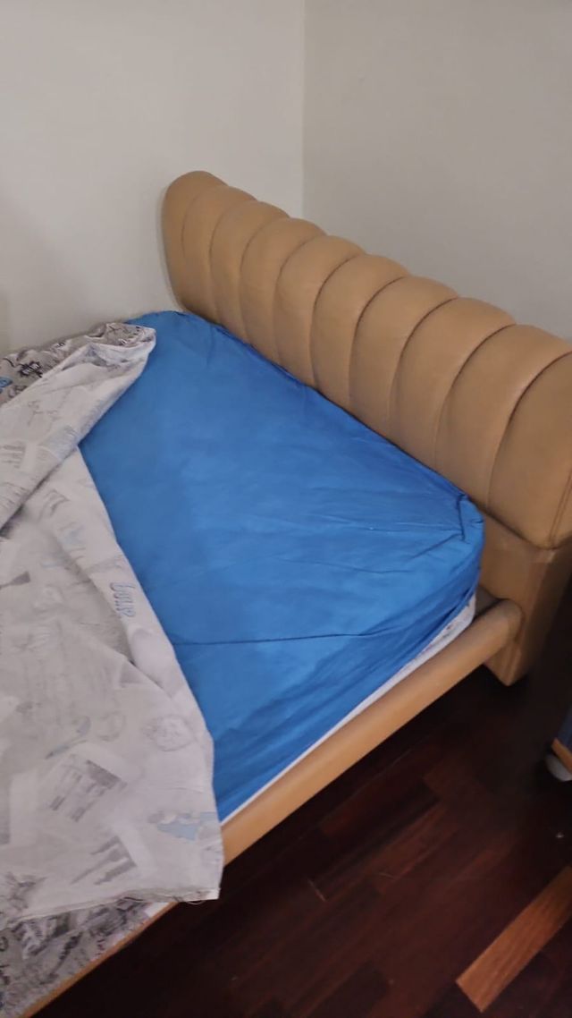 Letto frau in pelle una piazza e mezza materassste