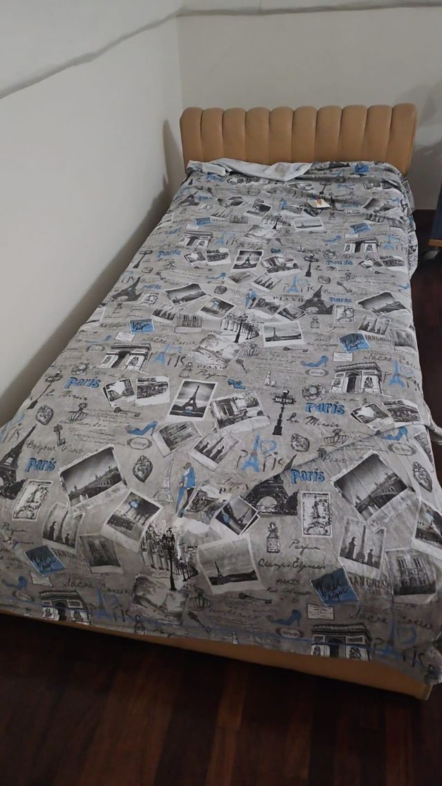 Letto frau in pelle una piazza e mezza materassste